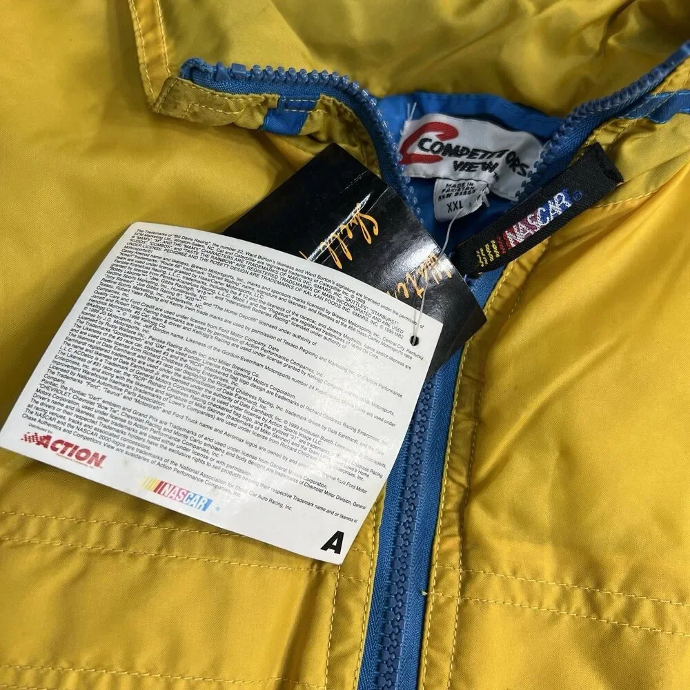 M&M's Racing Team #36‎ Ken Schrader Nylon Jacket Men's 2XL NWT Nascar